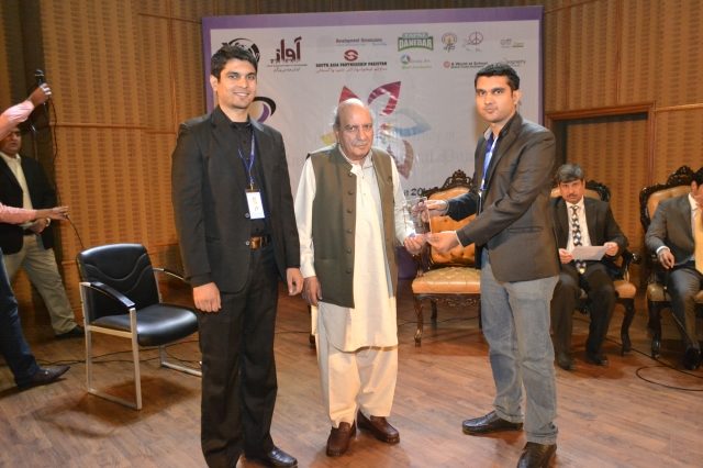 Kafka Umair Award Receiving